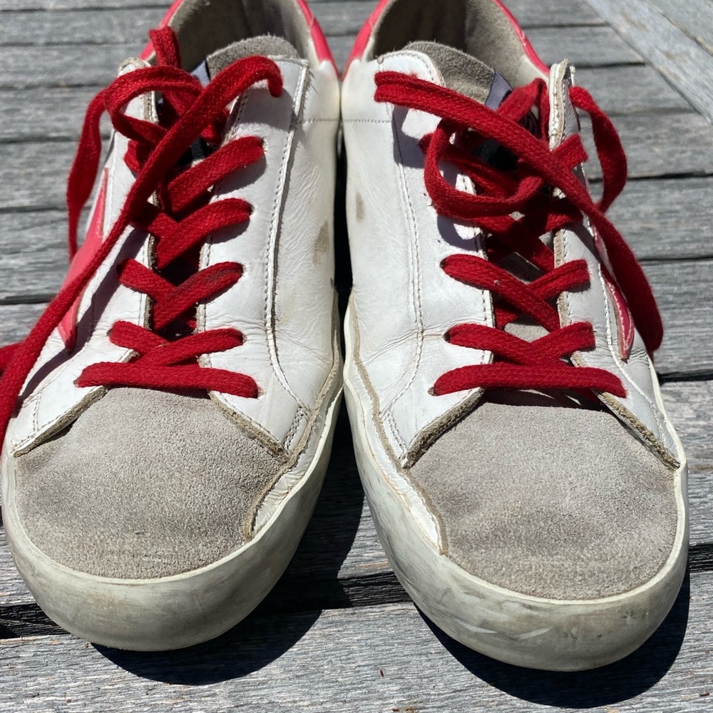 Worn Superstar Golden Goose (size 37)